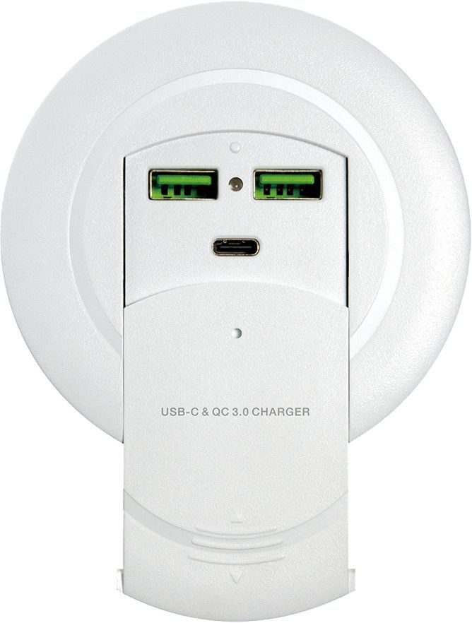 Deltaco 90W Skrivbordsinbäddad Laddstation