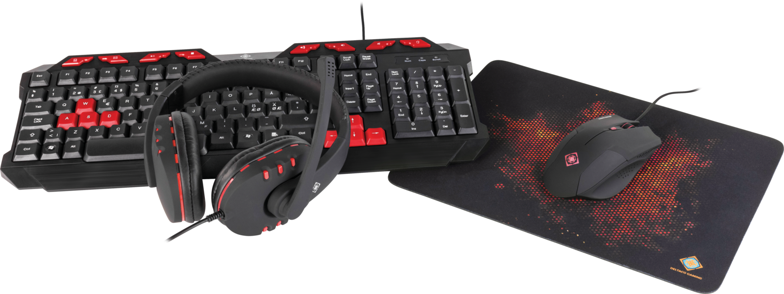Deltaco Gaming 4-in-1 Gaming Gear Kit