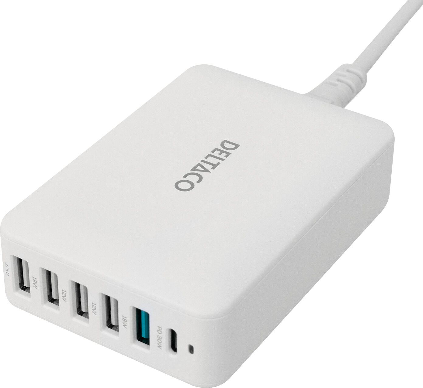 Deltaco USB Charging Station 6 ports | Tillbehör - Laddare - Laddstationer | AlltMobil