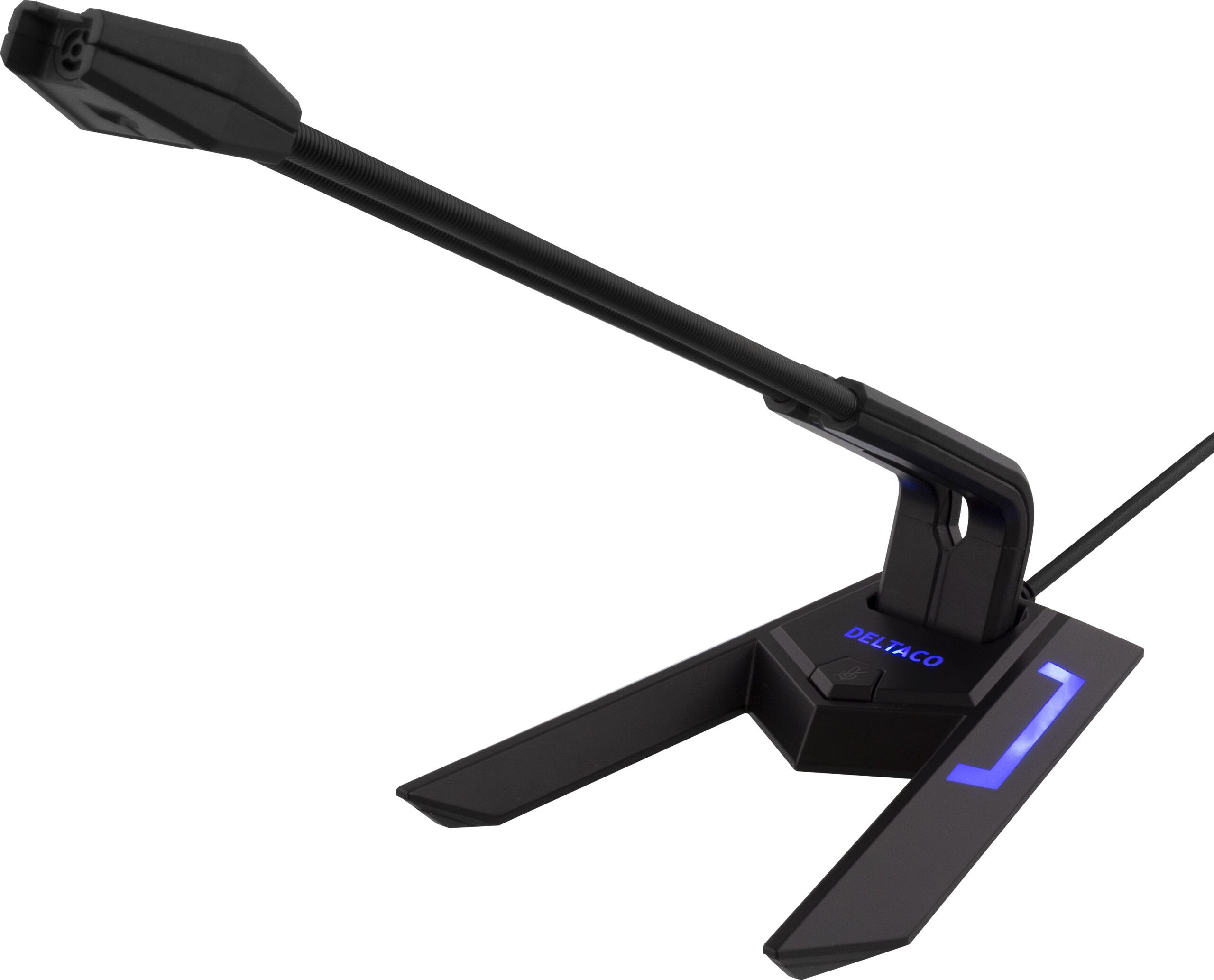 Deltaco USB-skrivbordsmikrofon | Mac - Generella Mac-tillbehör - Mikrofoner | AlltMobil