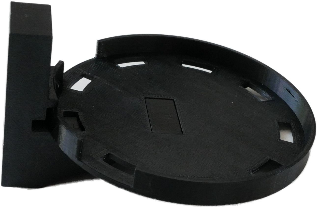 Deltaco Väggfäste för Deltaco Qi Fabric Charger 10W - Svart