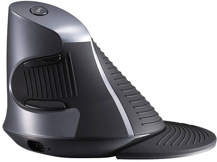 Delux M618G GX Wireless Vertical Mouse | Mac - Generella Mac-tillbehör - Möss & tangentbord - Möss - Trådlösa med adapter | AlltMobil