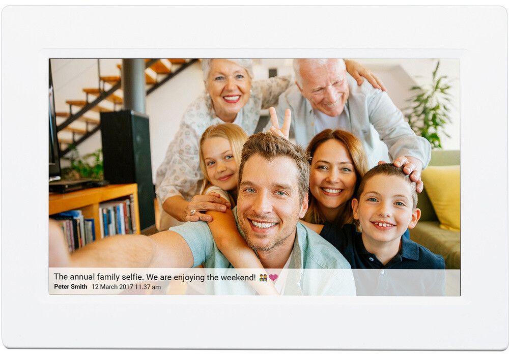 Denver PFF-1015 Frameo Photoframe 10" - Vit