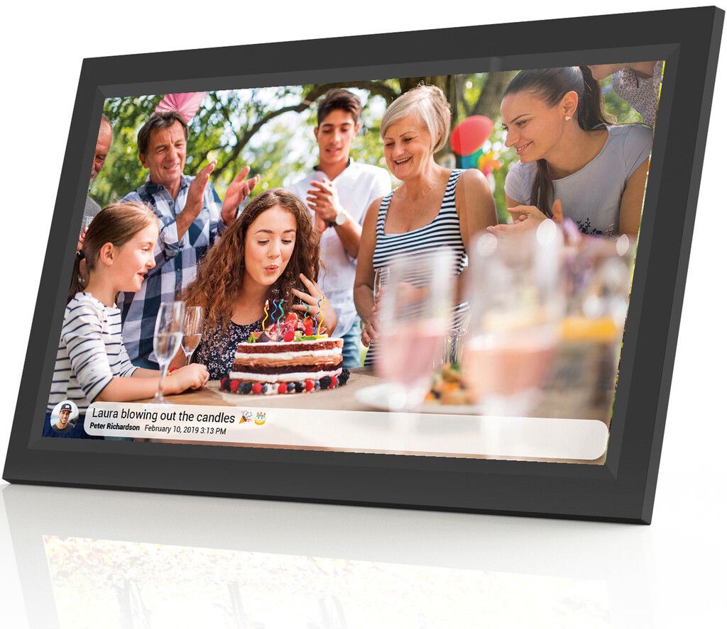 Denver PFF-1503 Frameo Photoframe 15,6"" - Svart | iPhone - iPhone 15 - Övrigt | AlltMobil