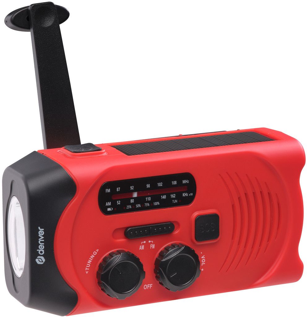 Denver SCR-2010 Vevradio med Solcellsuppladdning