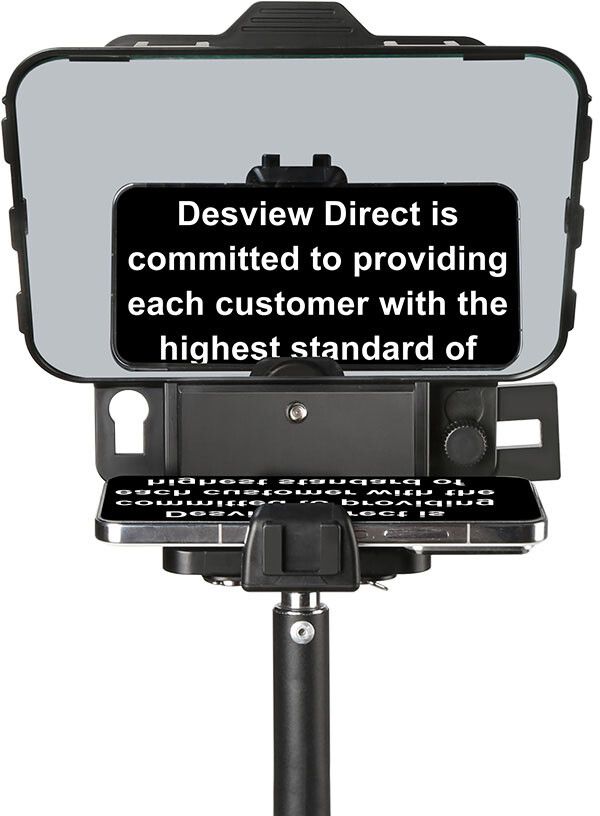 Desview P8 Teleprompter 11"" | iPhone - Generella tillbehör - Foto & film - Stativhållare | AlltMobil
