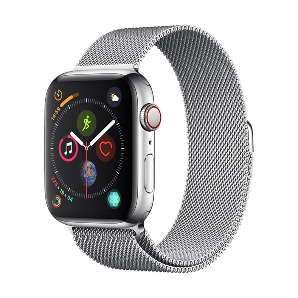 Devia Milanese Strap (Watch 49/46/45/44/42mm) - Svart | Apple Watch - Series 5 - 44 mm - Armband | AlltMobil