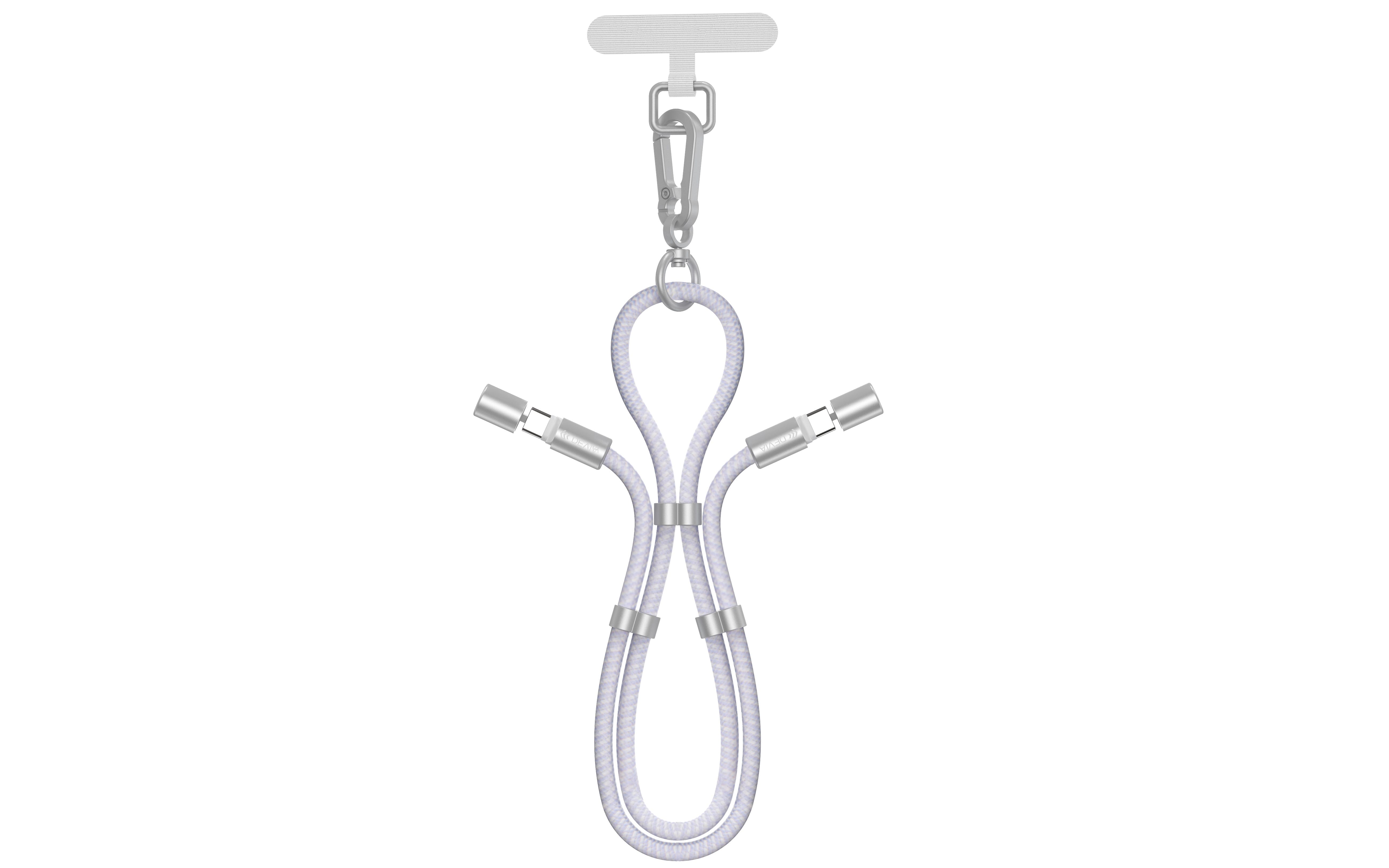 Devia USB-C to USB-C Lanyard Cable - Svart 30 cm |  | AlltMobil