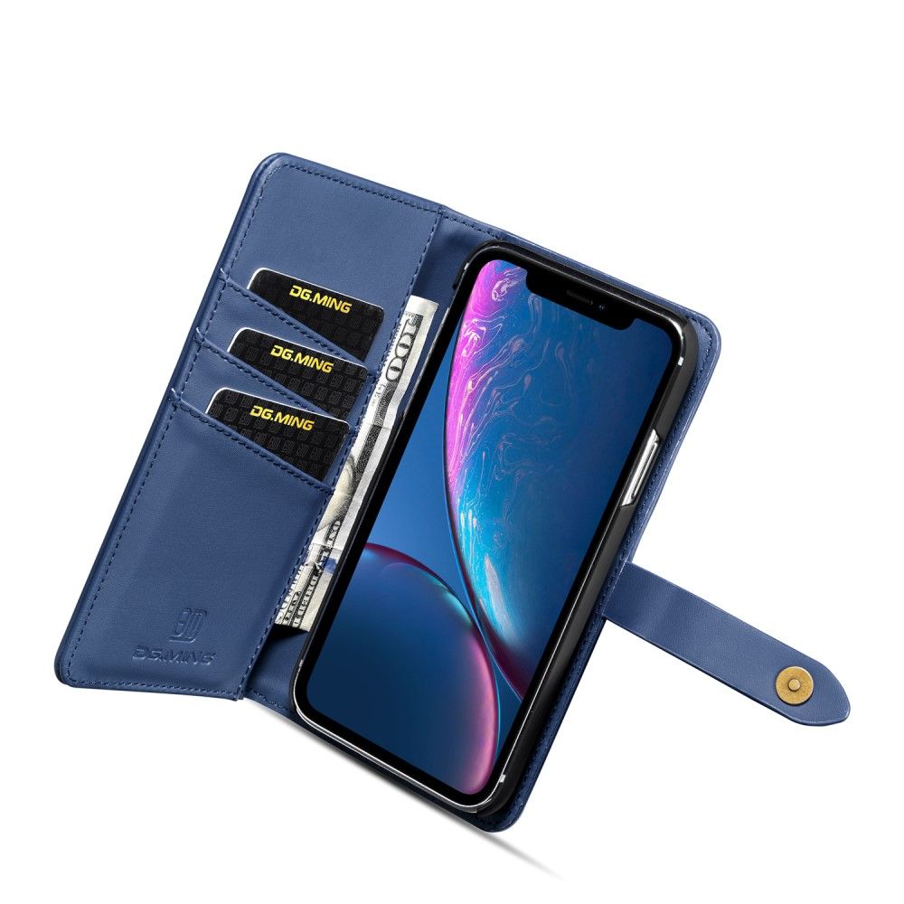 DG Ming 2in1 Leather Wallet (iPhone Xr) läderfodral plånboksfodral