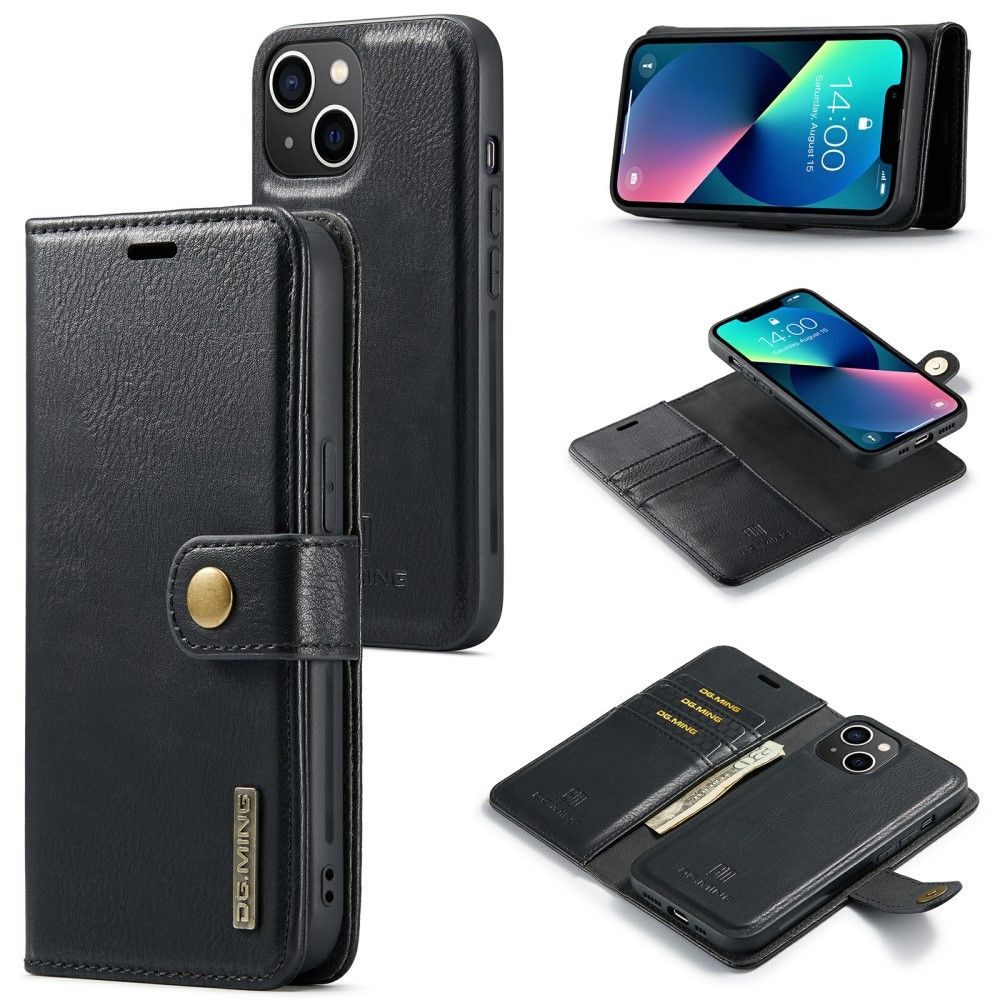 DG Ming Detachable Wallet (iPhone 15) - Svart | iPhone - iPhone 15 - Skal & fodral - Plånboksfodral | AlltMobil