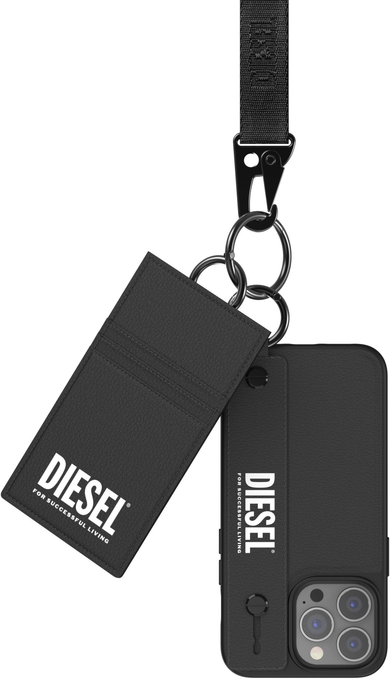 Diesel Handstrap Case + Card Pocket and Lanyard