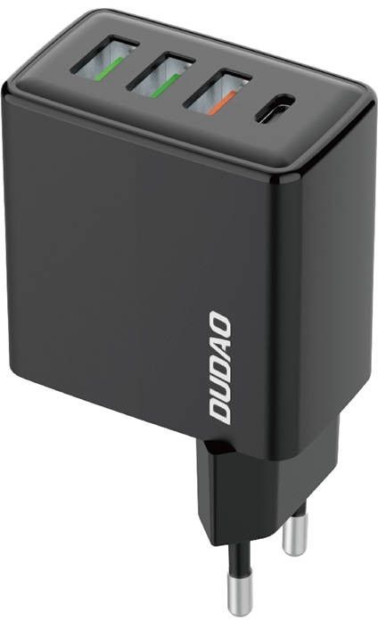 Dudao A5HEU Travel Charger 3x USB-A + 1x USB-C - Vit