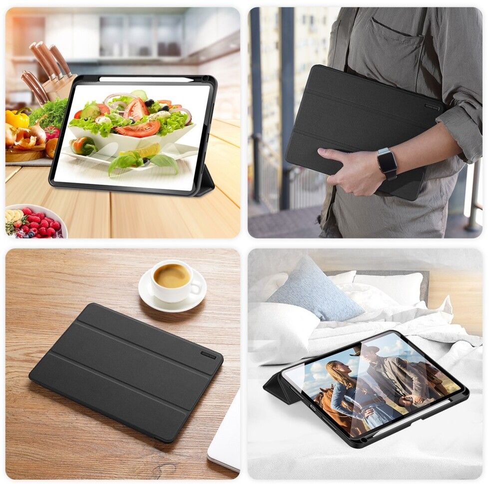 Dux Ducis Domo Case (iPad Pro 11 (2024)) - Svart | iPad - iPad Pro 11 (2024) - Skal & fodral - Fodral | AlltMobil
