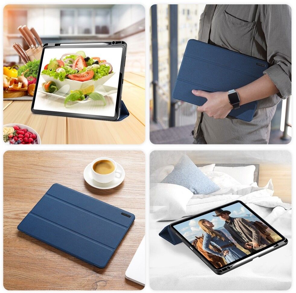 Dux Ducis Domo Case (iPad Pro 13 (2024-2025)) - Rosa | iPad - iPad Pro 13 (2024-2025) - Skal & fodral - Fodral | AlltMobil