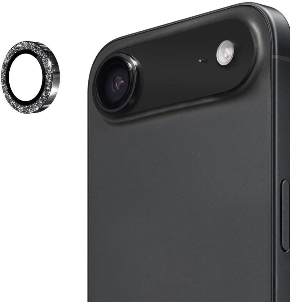 Enkay Glitter Ring Lens Protector (iPhone Air) | iPhone - iPhone Air - Skal & fodral - Kameraskydd | AlltMobil