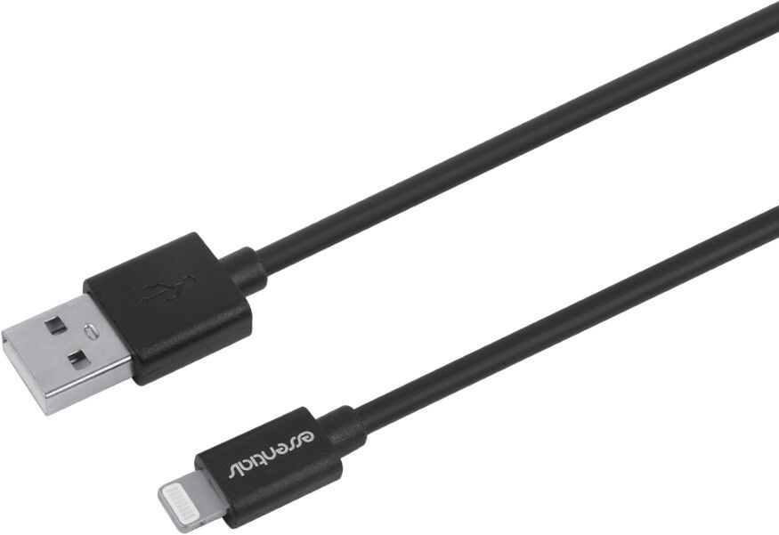 Essentials 20 cm USB-A - Lightning Cable | Tillbehör - Kablar - USB-A till Lightning-kablar | AlltMobil