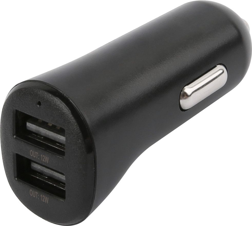 Essentials Car Charger Dual USB-A 24W