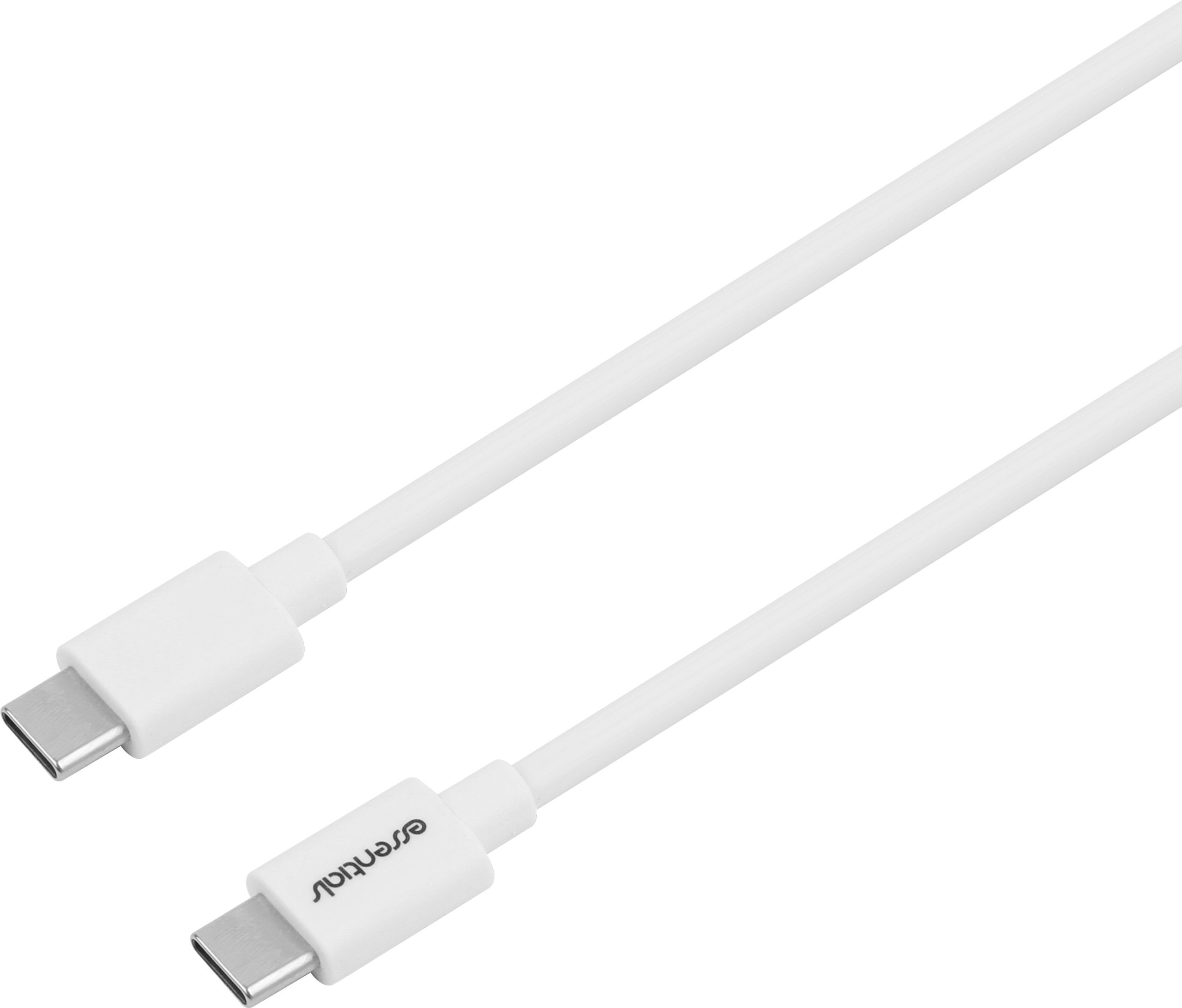 Essentials USB-C to USB-C Cable - Vit 1 meter