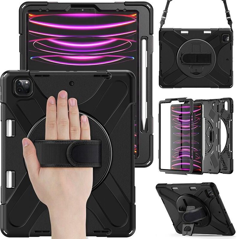 eStuff Chicago Defender Case (iPad Pro 12,9) | iPad - iPad Pro 12,9 (2022) - Skal & fodral - Extra tåliga | AlltMobil