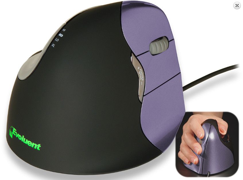 Evoluent VerticalMouse 4 Small Wired