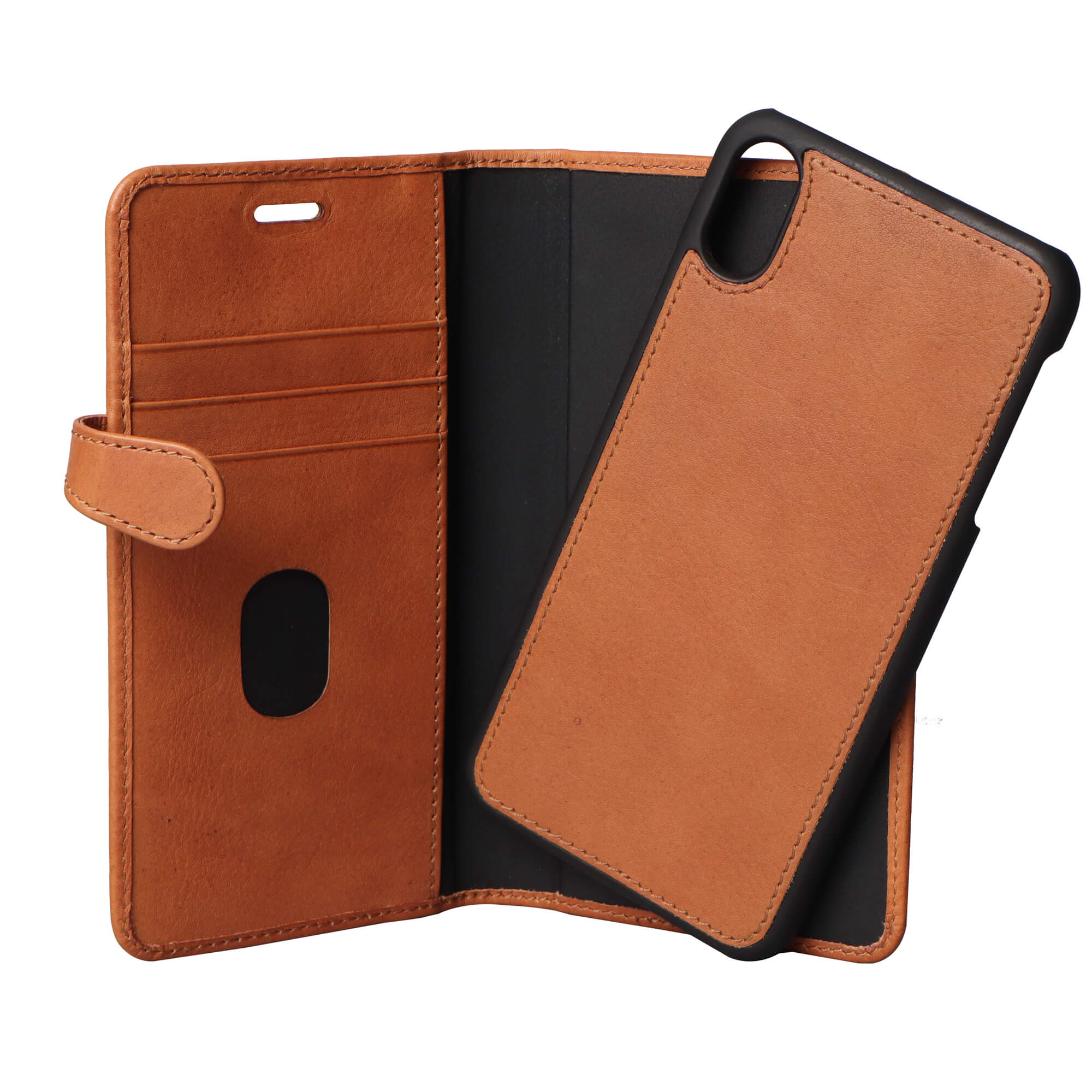 Gear Buffalo Wallet iPhone Xr plånboksfodral i läder