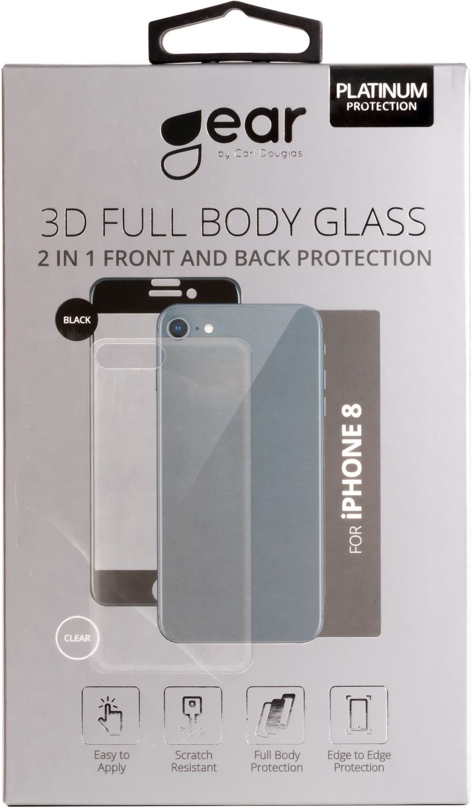 Gear Glass 3D Front & Back