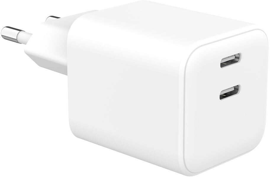 Gear Väggladdare 2 x USB-C PD GaN