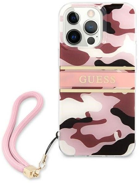 Guess Camo Case with Hand Strap
