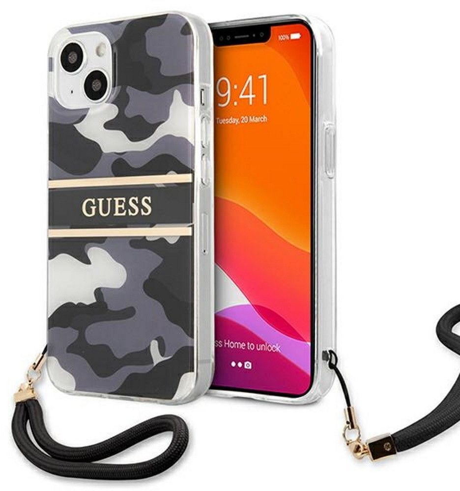 Guess Camo Case with Hand Strap