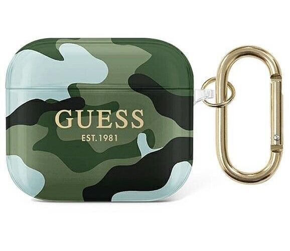 Guess Camo Cover (AirPods 3) - Svart