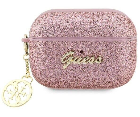 Guess Glitter Charm Case (AirPods Pro 2) - Svart