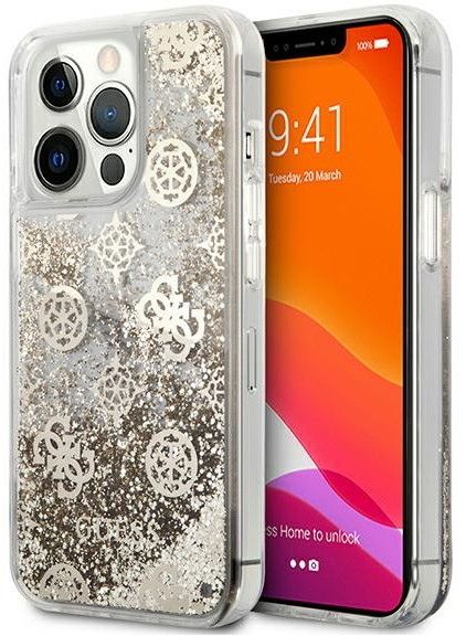 Guess Liquid Glitter Case - Peony
