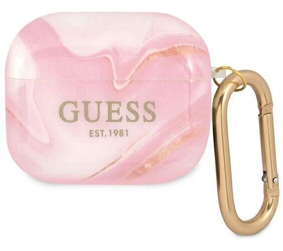 Guess Marble Cover (AirPods 3) - Svart