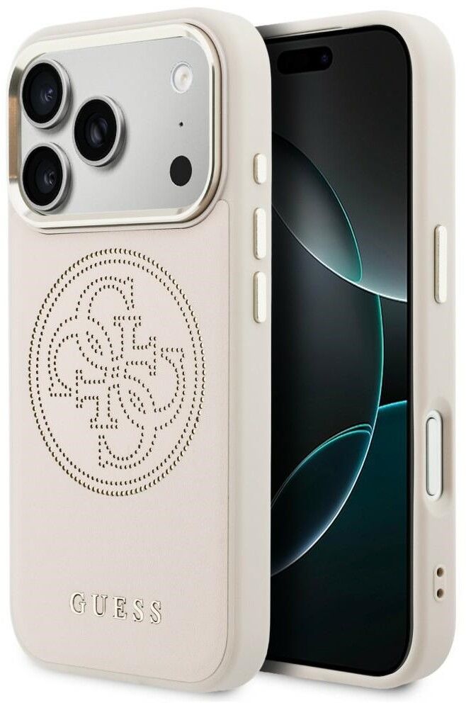 Guess Perforated 4G MagSafe Case (iPhone 17 Pro) - Rosa