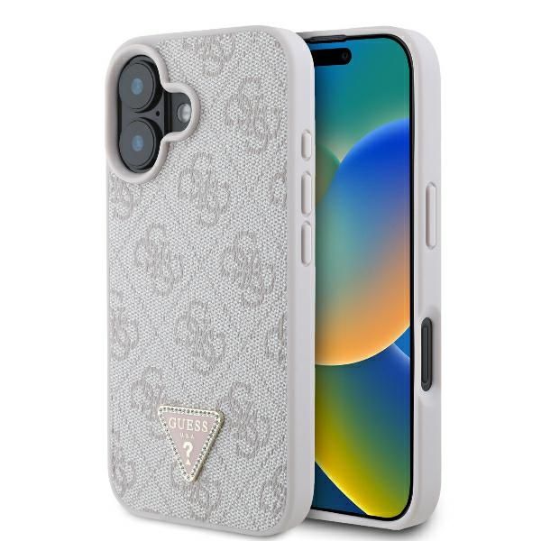 Guess Triangle Strass Case (iPhone 16) - Svart |  | AlltMobil