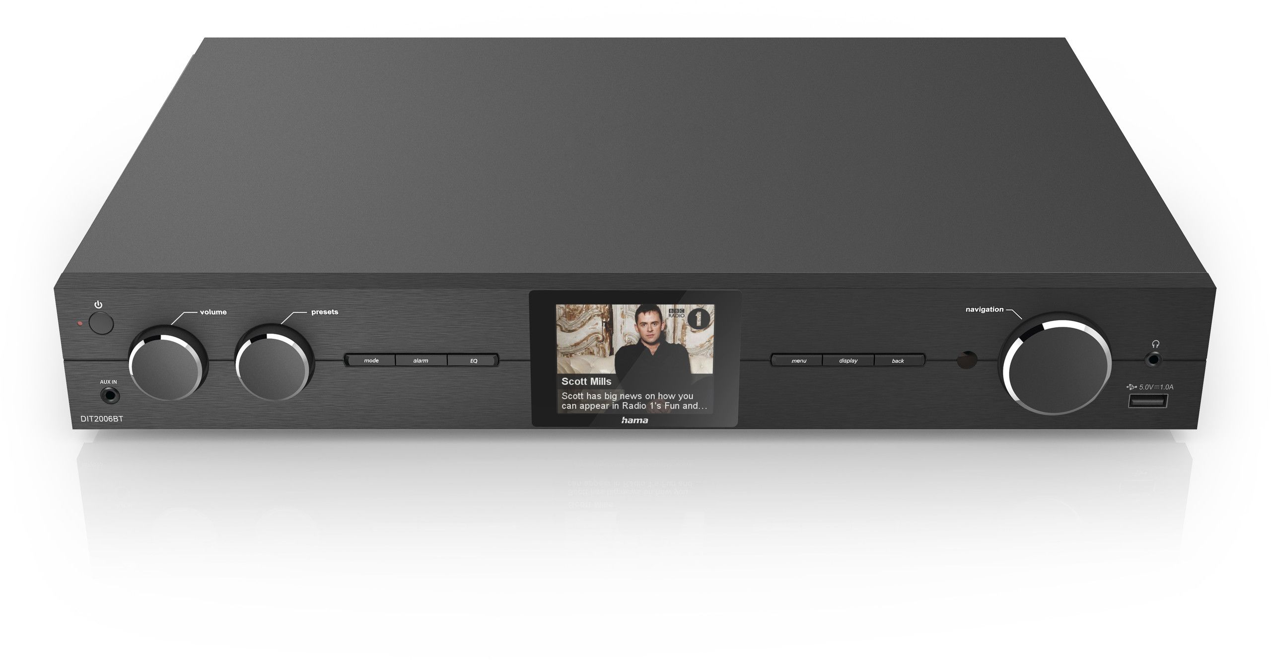Hama DIT2006BT Hi-Fi Tuner with Bluetooth