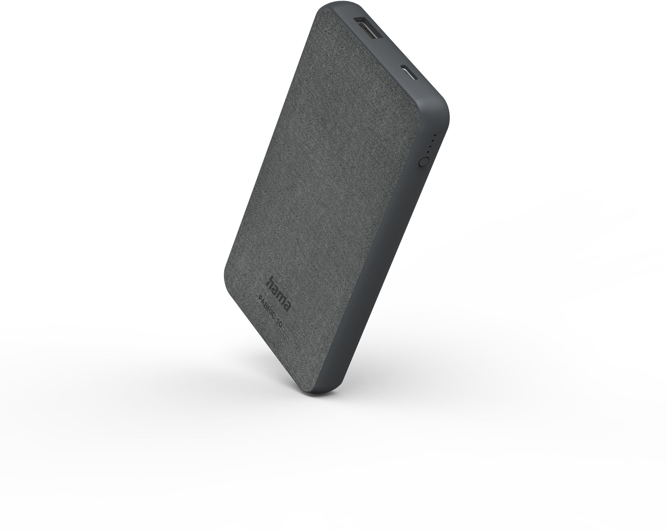 Hama Powerbank Fabric 10 000mAh - Grå