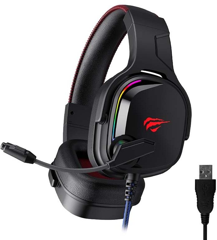 Havit Gamenote H2022U USB 7.1 RGB Gaming Headphones