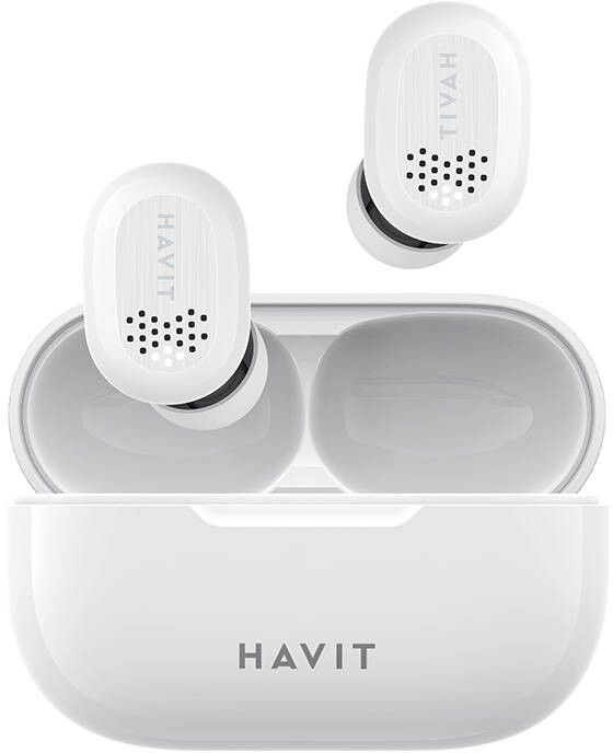 Havit TW925 TWS Earphones - Vit | iPhone - Generella tillbehör - Bluetooth - Trådlösa hörlurar - In-ear | AlltMobil
