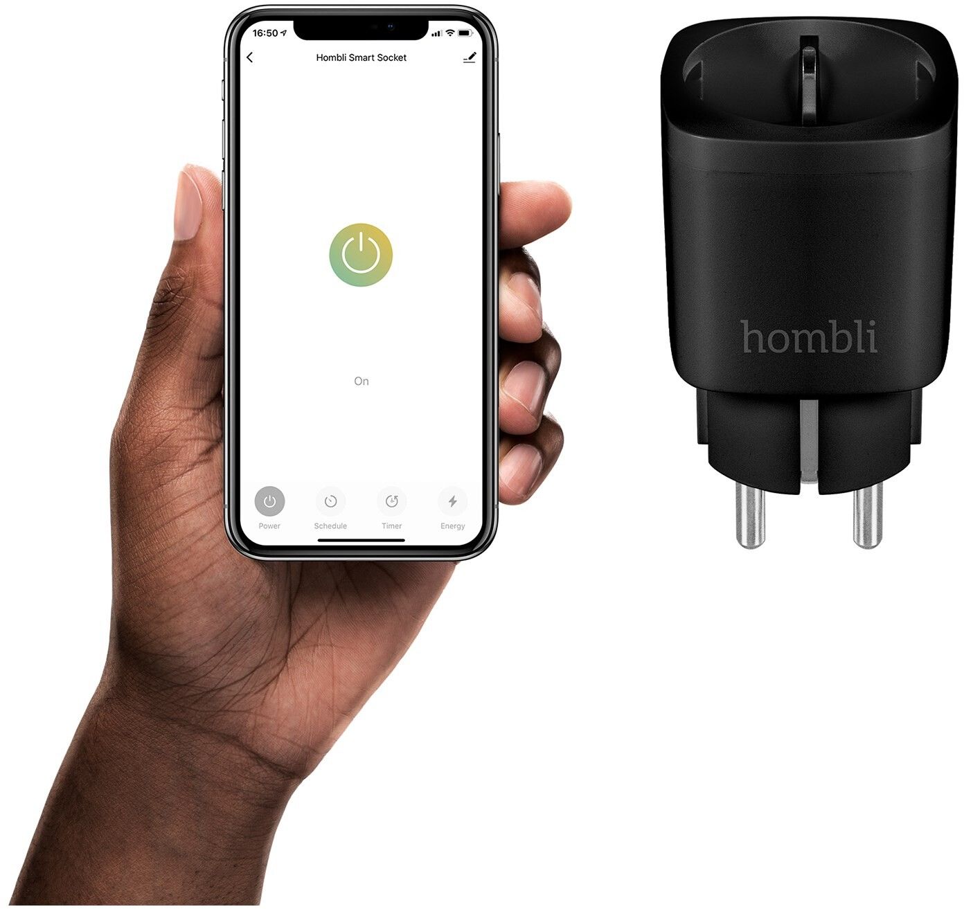 Hombli Smart Socket EU - Svart