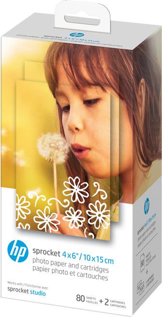 HP Sprocket Studio Paper 4x6" 80-pack | iPhone//Generella tillbehör//Foto & film//Fotoskrivare | AlltMobil