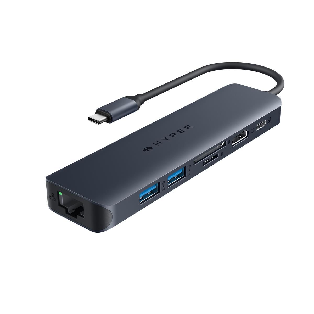 Hyper HyperDrive Next USB-C 7-Port Hub | iPad - Generella iPad-tillbehör - Kablar - USB-C-hubbar | AlltMobil