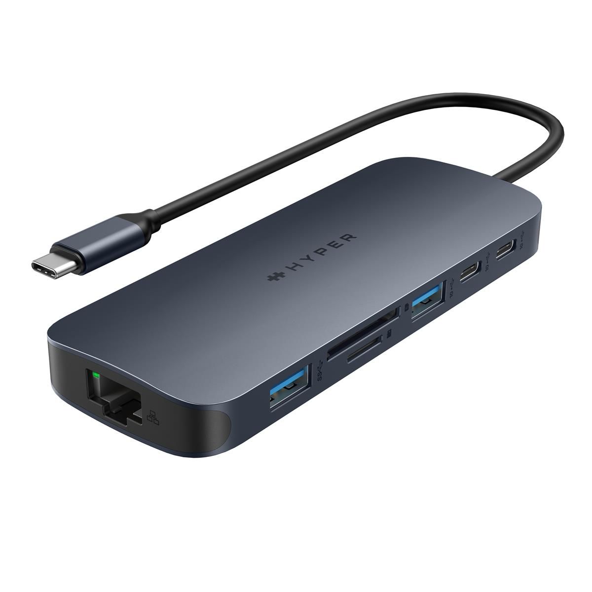 HyperDrive Next 10 Port USB-C Hub | Mac - Macbook Air 15 (2024-2025) - Hubbar - USB-hubbar - USB-C-hubbar | AlltMobil