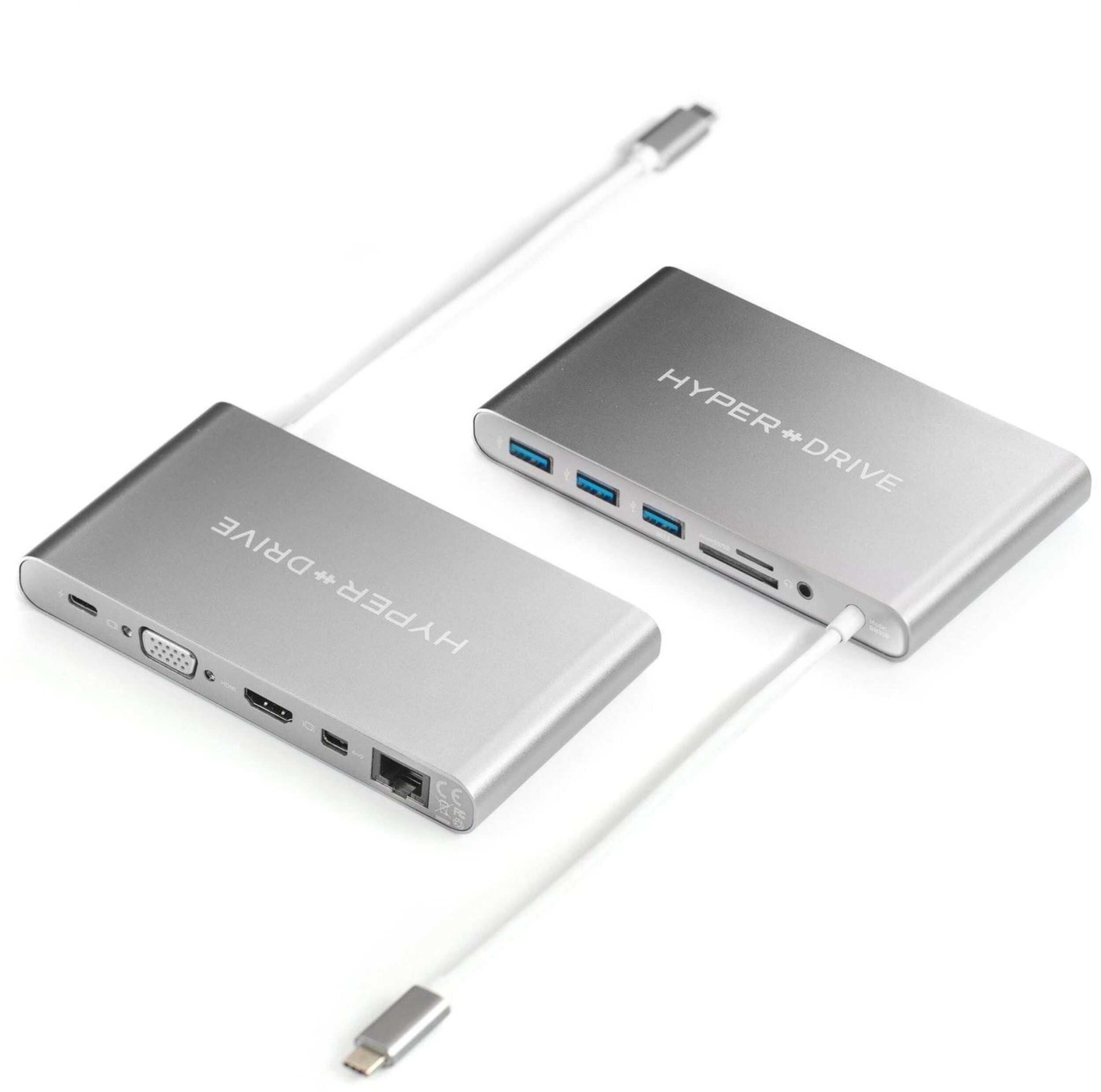 HyperDrive Ultimate USB-C Hub - Grå