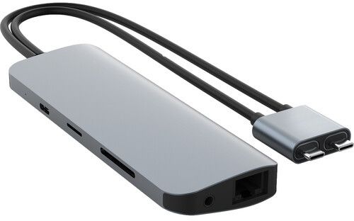 HyperDrive Viper 10-in-2 Hub - Silver
