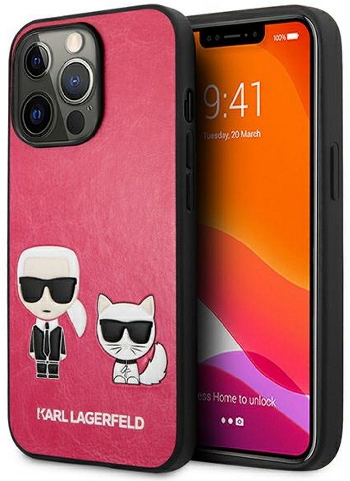 Karl Lagerfeld Fushia Hard Case (iPhone 13 mini)