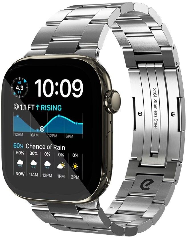 Keybudz Spectra Series Strap (Apple Watch 49/46/45/44/42mm) | Apple Watch - Generella tillbehör - Armband - Series 1-9 42-45mm - Metallarmband | AlltMobil