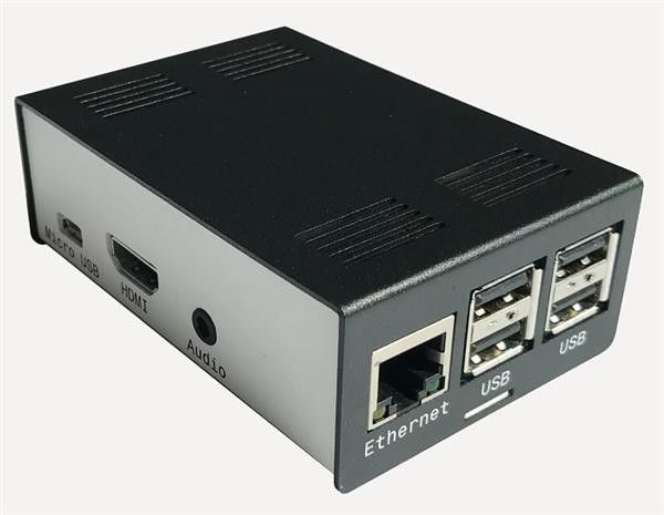 KKSB Raspberry Pi 3 Gothia Case Model 3 B - Svart/vit