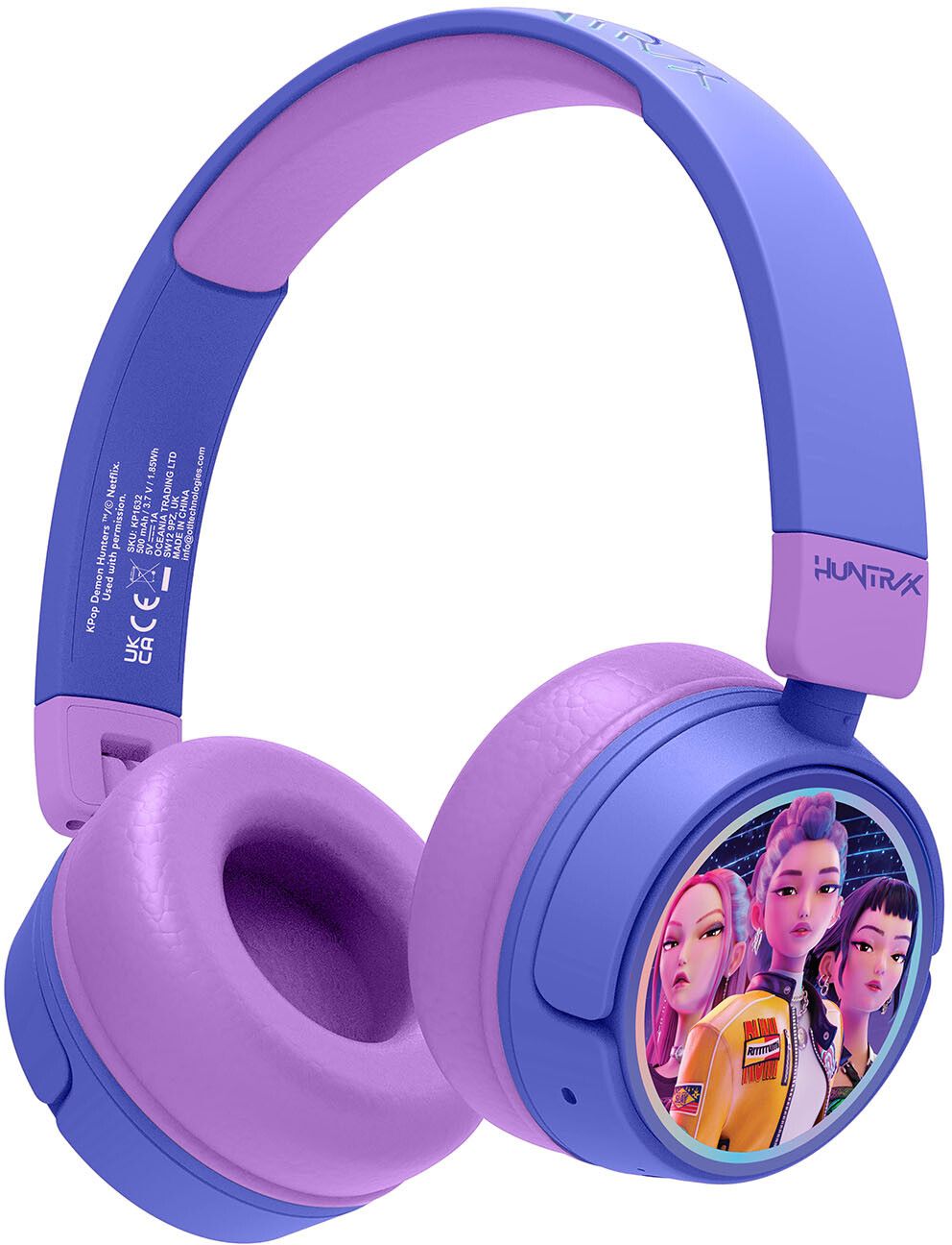 KPop Demon Hunters Huntrix 3 On-Ear Hörlurar