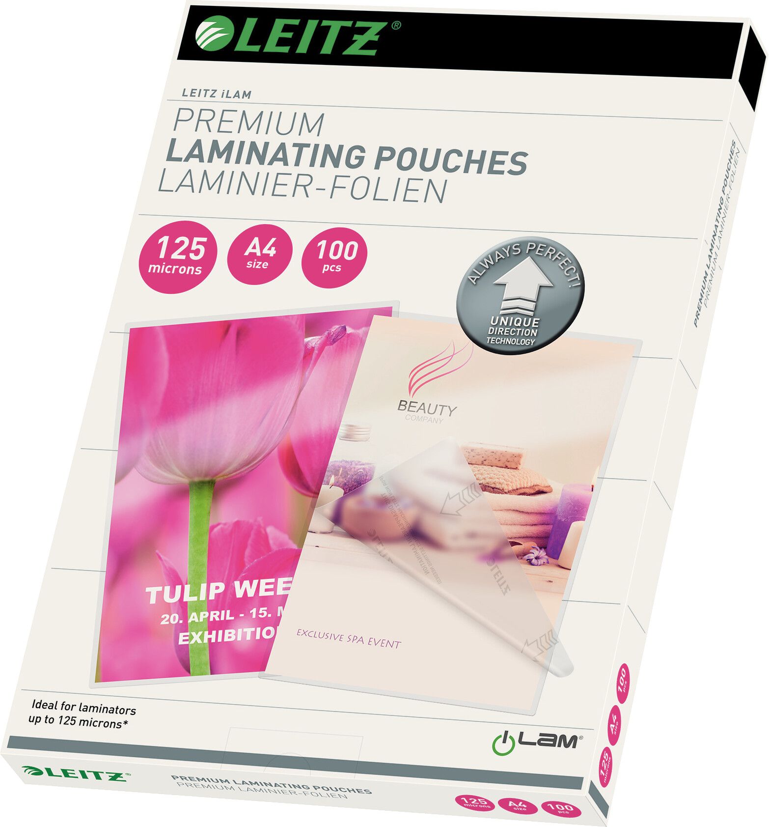 Leitz UDT Laminating Film A4 - 125 micron